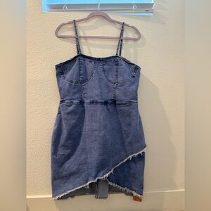 SHEIN Blue Denim Dress